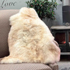 large jacob sheepskin rug 