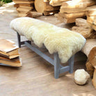 sheepskin bench 