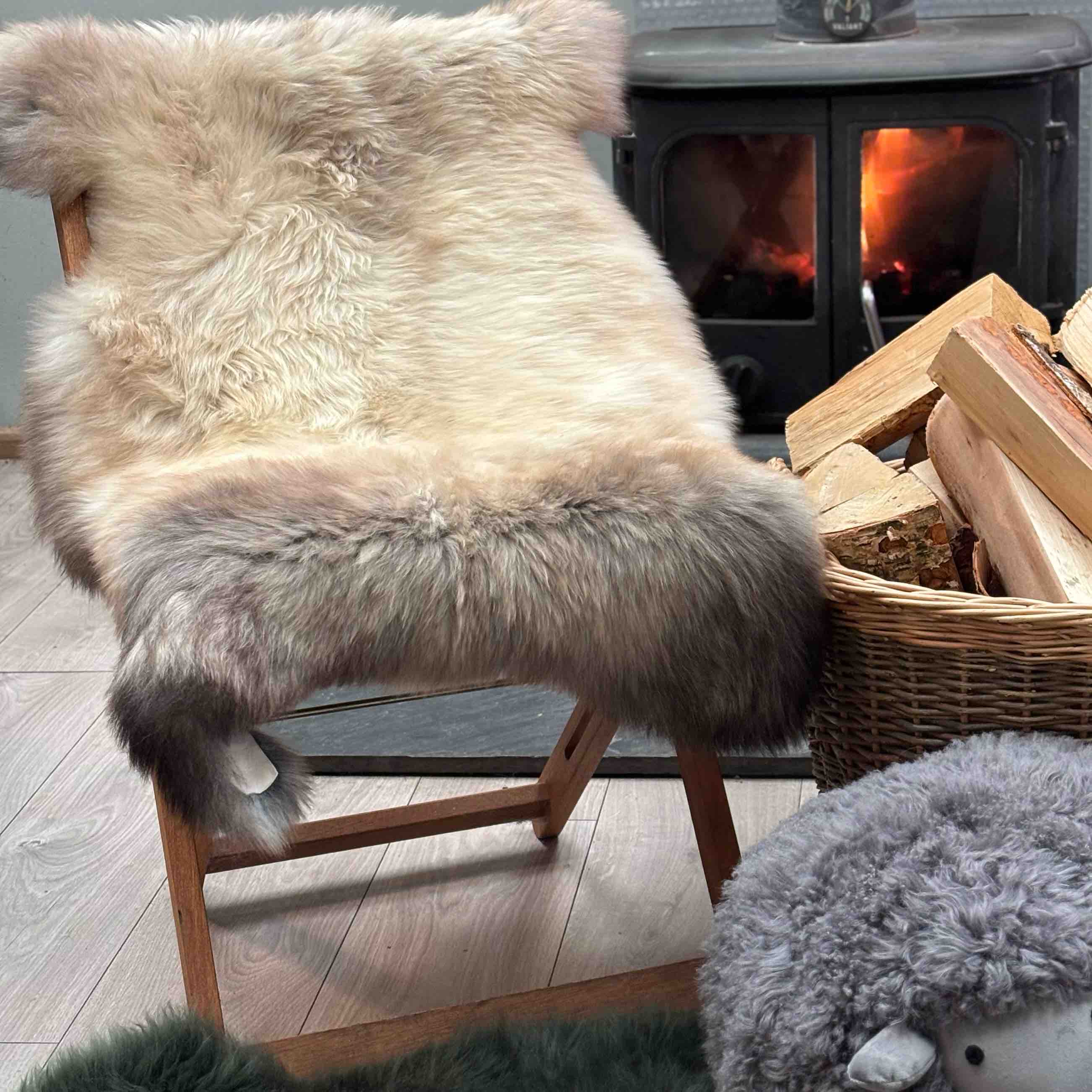 Jacob Sheepskin Rug Extra Large Long Wool