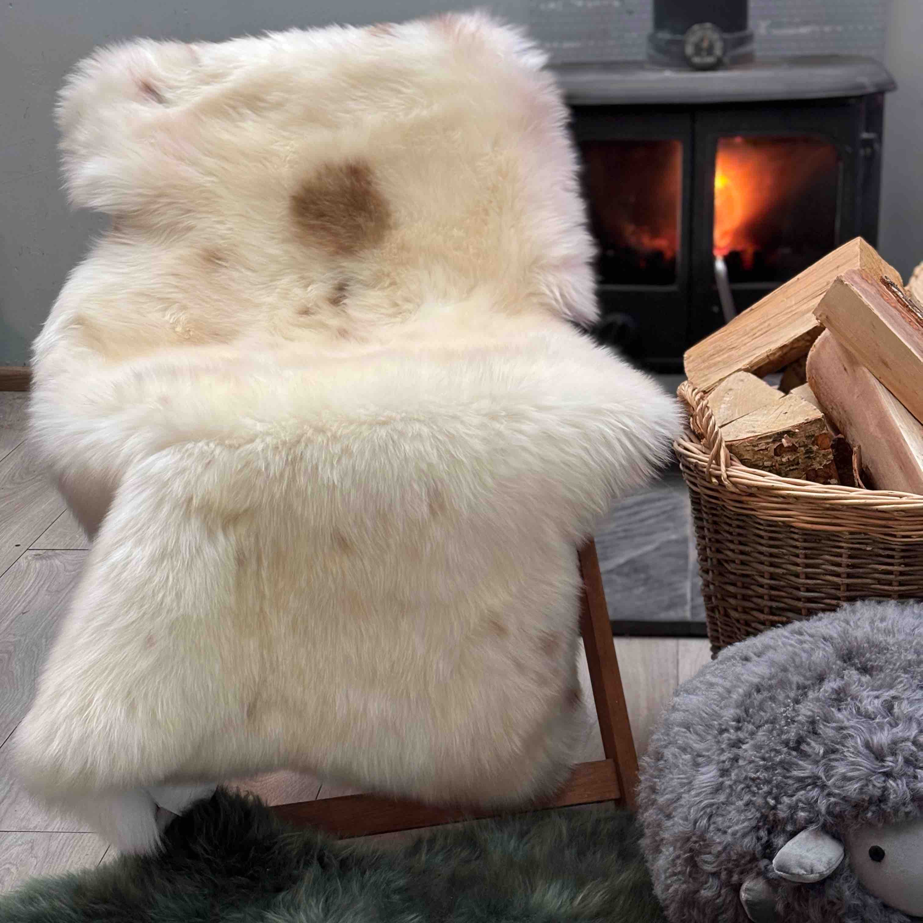 Jacob Sheepskin Rug Extra Large Long Wool