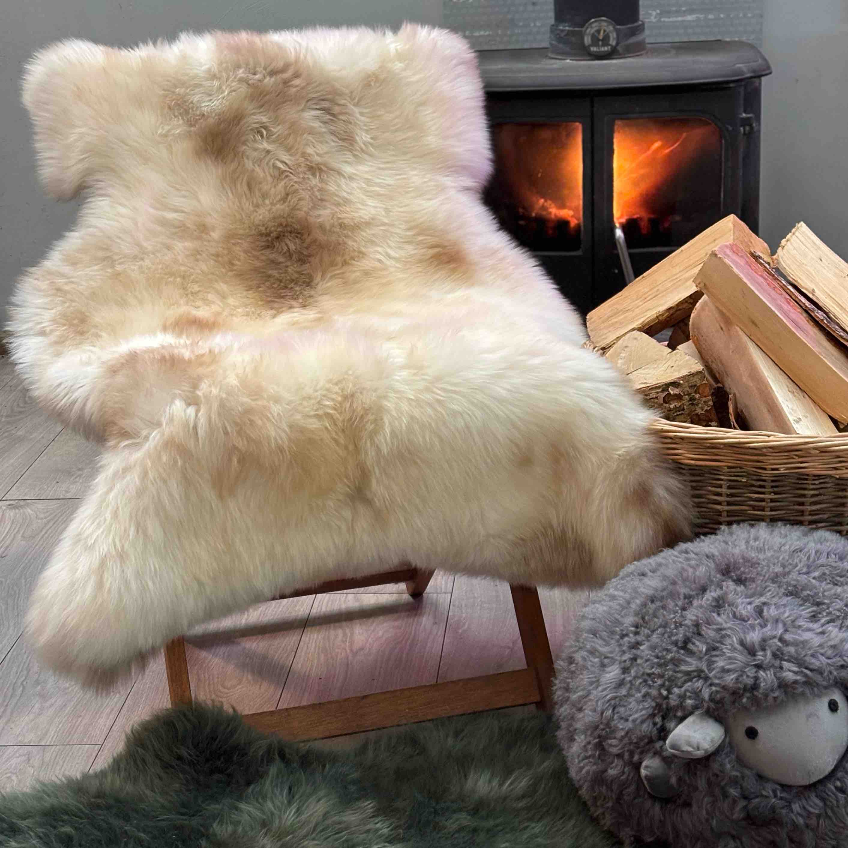 Jacob Sheepskin Rug Extra Large Long Wool