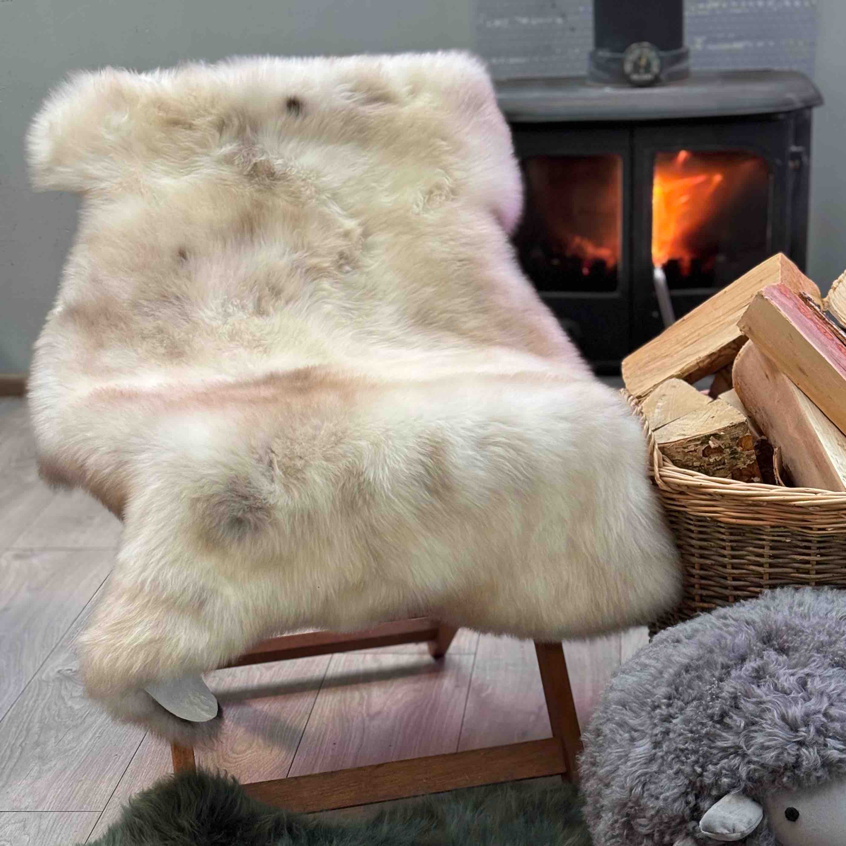 Jacob Sheepskin Rug Extra Large Long Wool