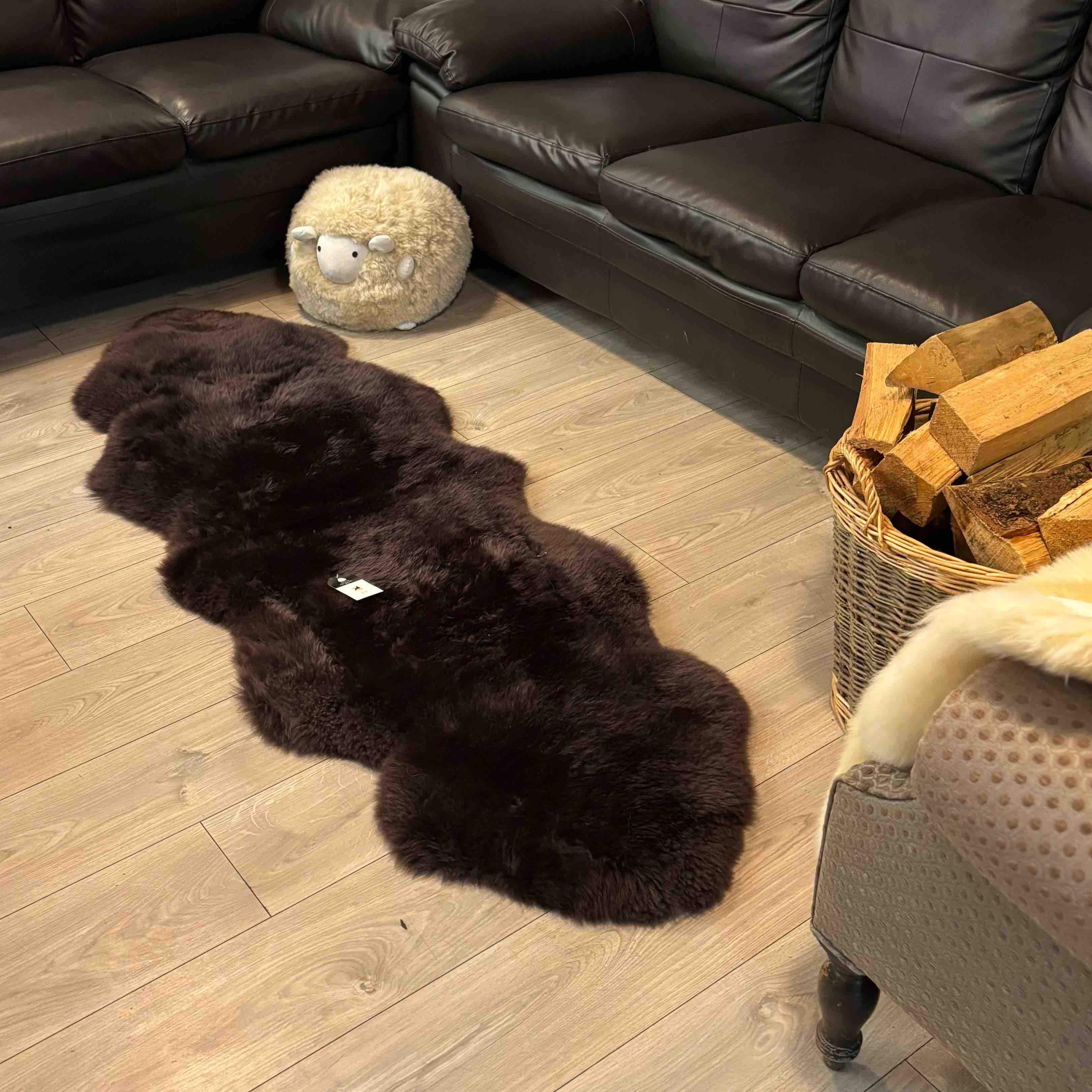 Double Sheepskin Rugs 160x 65 cm