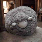 Shearling Sheepkin Lamb  Stool