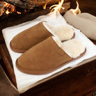 Men’s Chestnut Colour Sheepskin Slippers