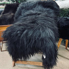 Icelandic Sheepskin Rugs Blacky Brown Extra Large 