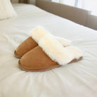 Women’s Chestnut Sheepskin Mules